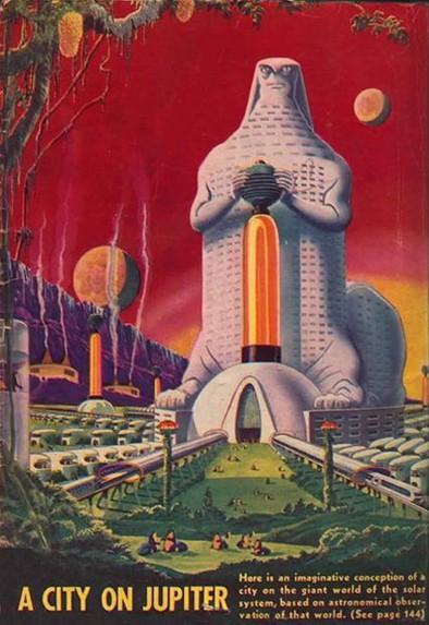 Gallery of the Unfulfilled Future. - Space fiction, Retrofuturism, Humor, Longpost