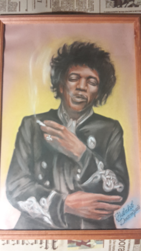 Jimi Hendrix - Jimi Hendrix, Art, Painting, Music