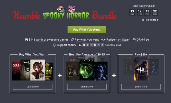 Spooky Horror Bundle �� humblebundle.com
