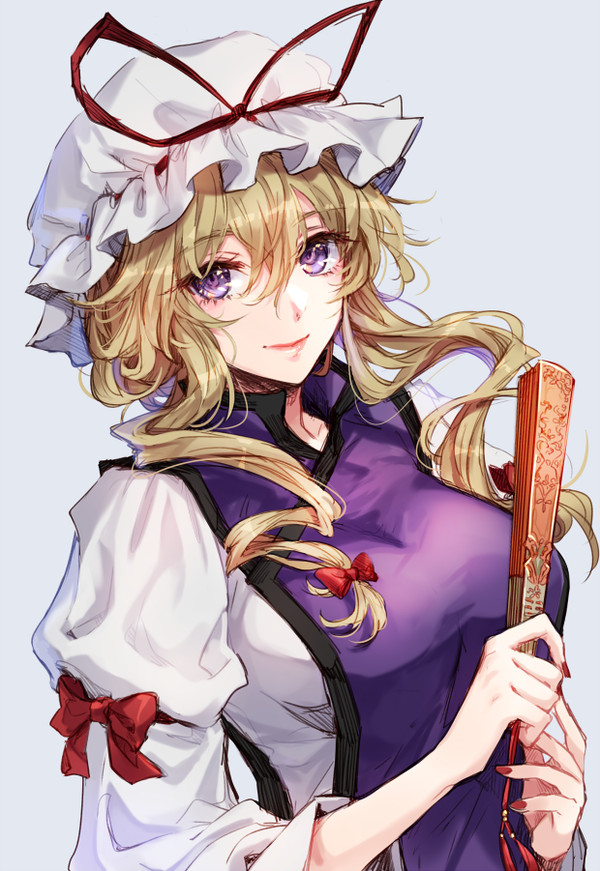 Yakumo yukari - Yakumo yukari, Touhou, Anime art, Tojo, Anime, Not anime