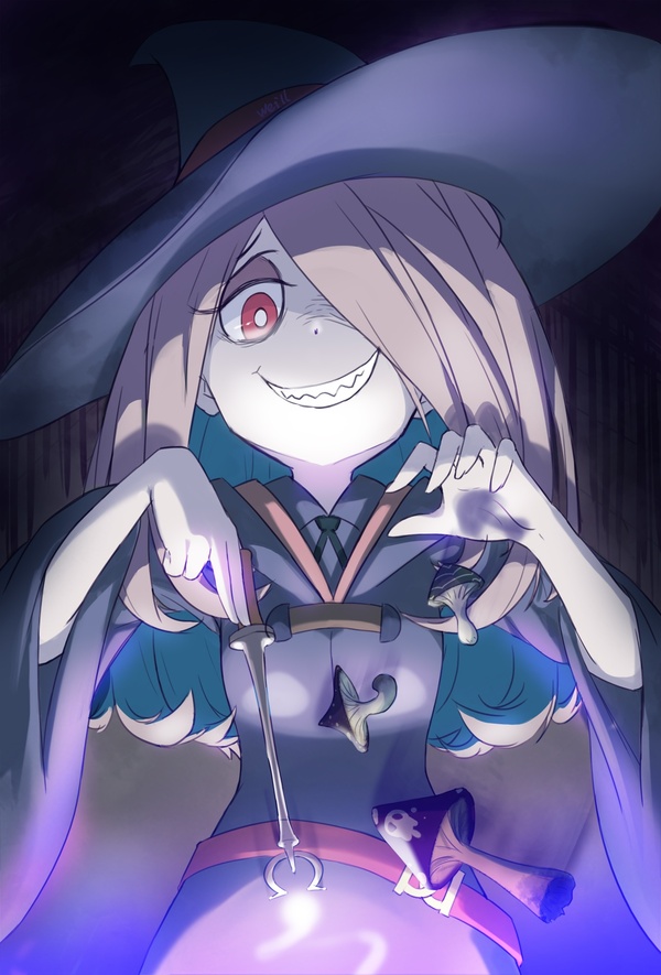 Sucy manbavaran - Anime art, Anime, Sucy manbavaran, Little witch academia