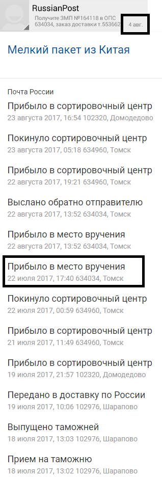 Почта России vs Ali Express - AliExpress, Почта России, Моё