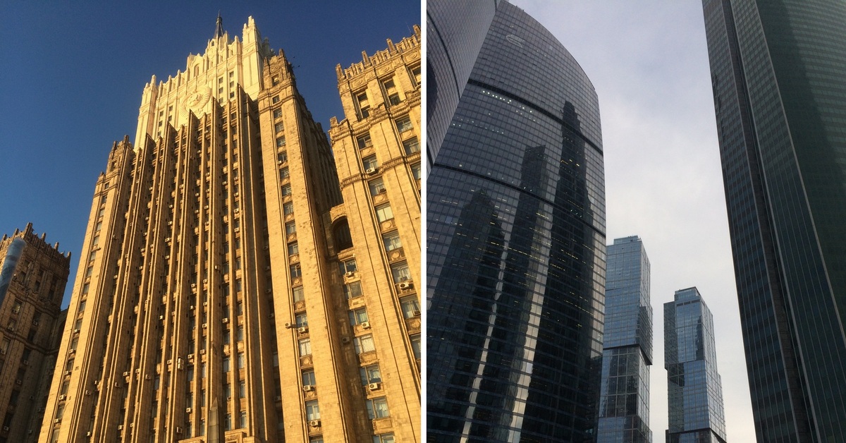 Tower v. Министерство иностранных дел в Москве ар деко. 4 Одинаковые башни в Москве.