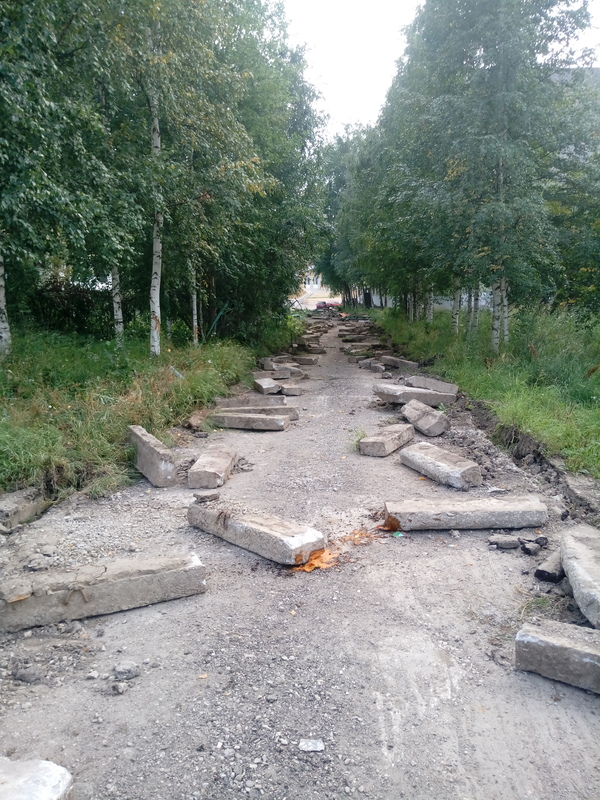 Road repair - My, Road repair, , Ukhta, Longpost