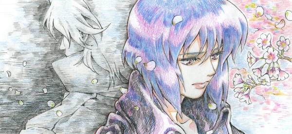 Ghost in the shell - Anime, Anime art, Ghost in armor, Kusanagi motoko, 