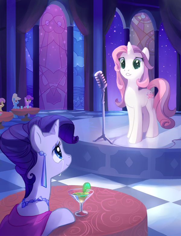 A song for Rarity My Little Pony, Ponyart, Sweetie Belle, Rarity, Tomatocoup