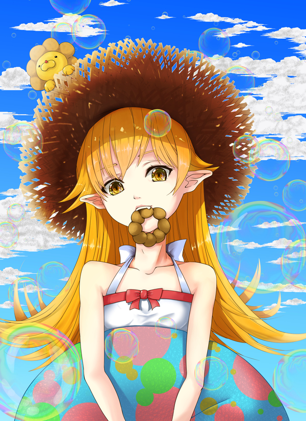 Friday - Anime, Anime art, Monogatari series, Shinobu oshino, Pon de Lion