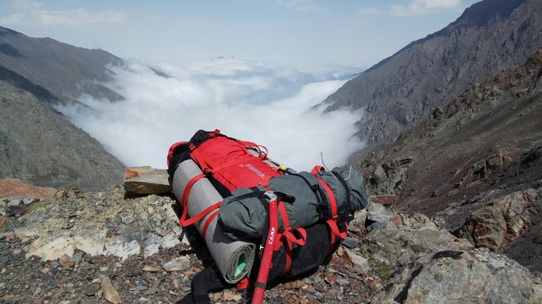 4 thousand meters above sea level - Tourism, My, Caucasus, The mountains, Hike