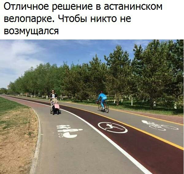 Perfect solution - The park, Bike path, Walk