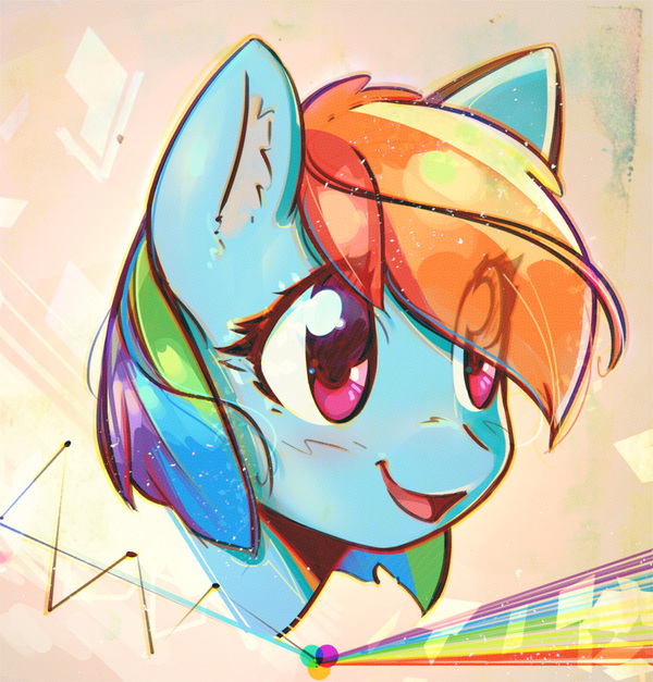 Rainbow Dash - My Little Pony, PonyArt, Rainbow Dash, Mirroredsea