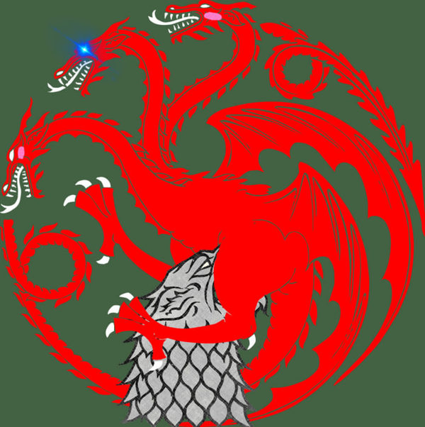 New crest of House Targaryen - 9GAG, PLIO spoiler, Game of Thrones, Spoiler, Game of Thrones Season 7