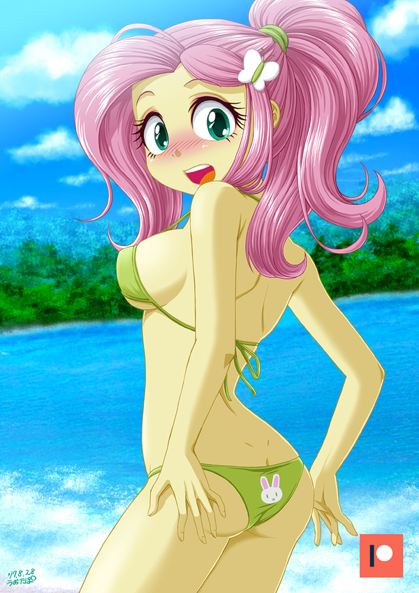 Swimsuits Shy My Little Pony, Equestria Girls, Fluttershy, MLP Edge, Uotapo, 