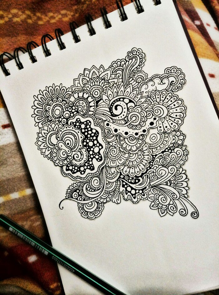  ,   ..=) , , Zentangle