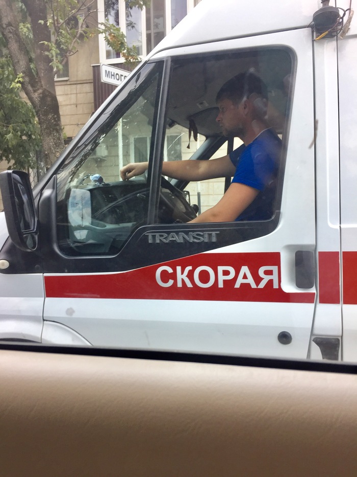 Have a good day! - Ambulance, Driver, Fatigue, Heat, Krasnodar