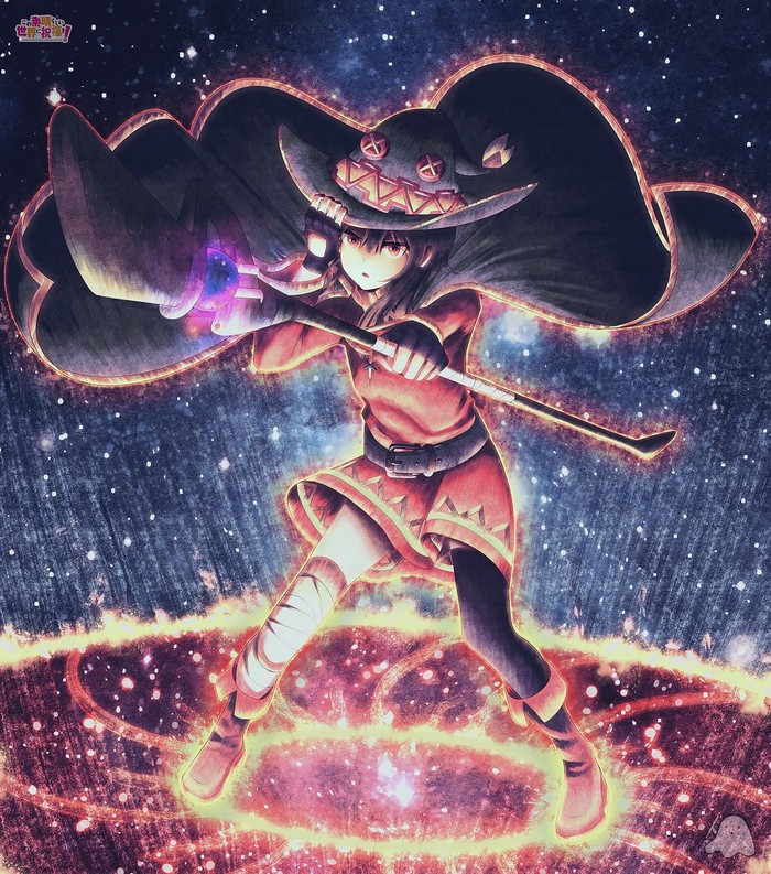 Megumin - Megumin, Konosuba, Anime Art, Аниме, Critter100