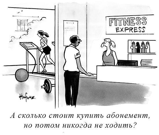 Most popular subscription - Fitness club, Comics, The new yorker