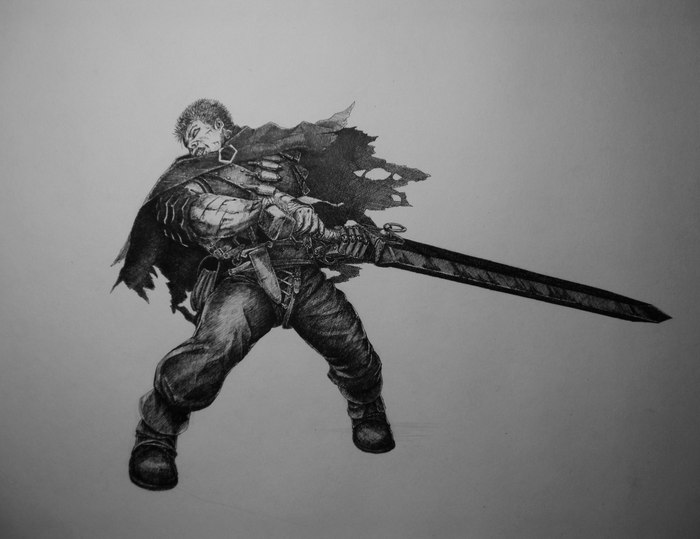 Guts the Black Swordsman - My, Gats, Berserk, Swordsman, Guts