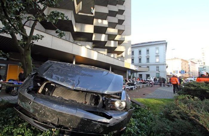 Unsuccessful parking - Auto, The fall, Longpost