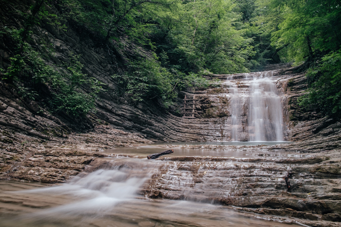 Plesetsk waterfalls - My, Travels, Waterfall, , Gelendzhik, Краснодарский Край, Nature, The nature of Russia, Report, Longpost