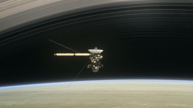 Перед смертью зонд Cassini раскрыл возраст колец Сатурна - Кассини, Зонд, Космос, Длиннопост, Интересное