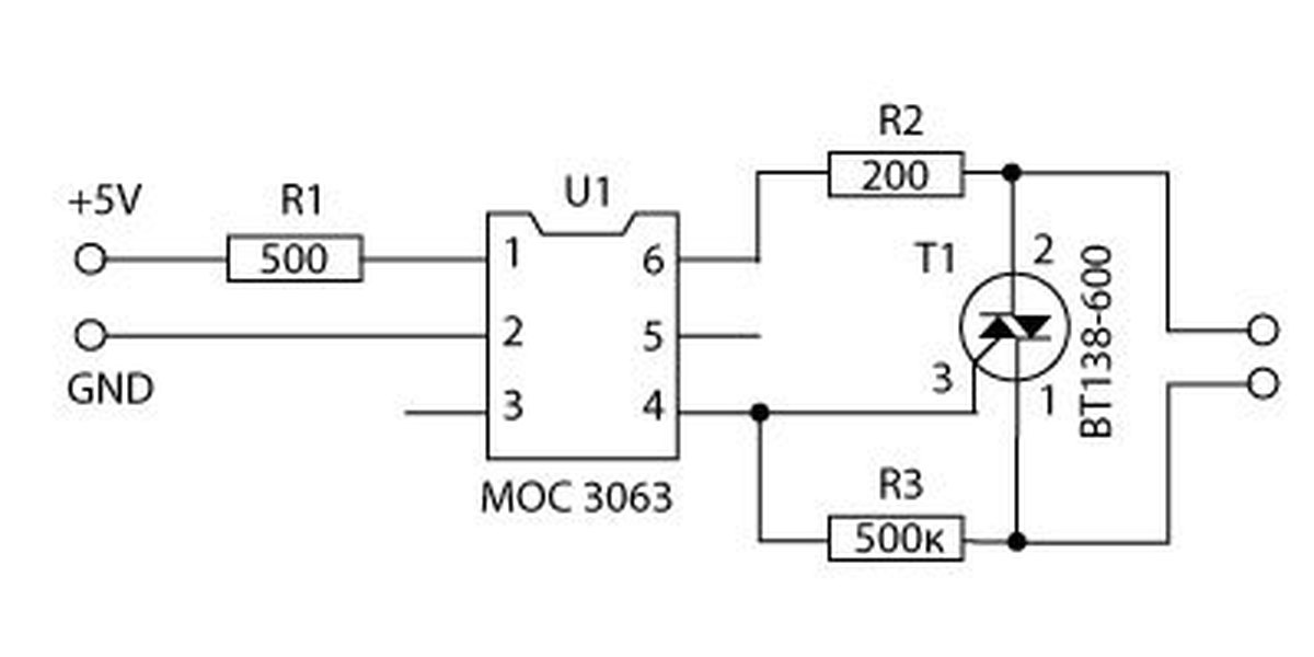 Управление 5 вольт. Moc3063 схема включения. Moc3063 схема включения симистора. Твердотельное реле на moc3063 схема. Симистор и оптопара схема включения.