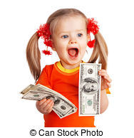 How my child handed out dollars. - My, Children, Money