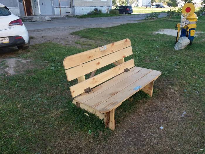 The fight against bugs - My, Bench, Courtyard, Longpost