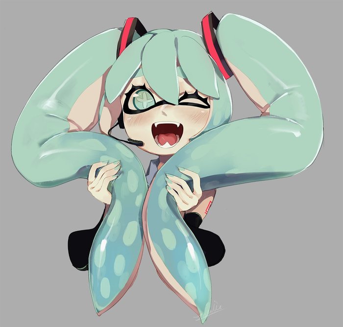 Hatsune Miku X Splatoon