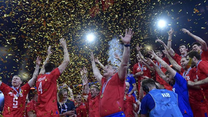 Volleyball players of the Russian national team will arrive in Moscow on September 4 after winning the European Championship in Poland. - , Volleyball, Europe championship, Champion