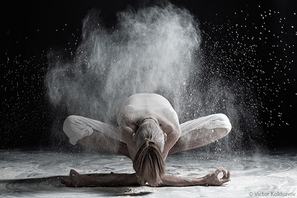 Photographing yoga with flour - My, Yoga, Asana, The photo, Portrait, Sport, My, Fujifilm, Longpost