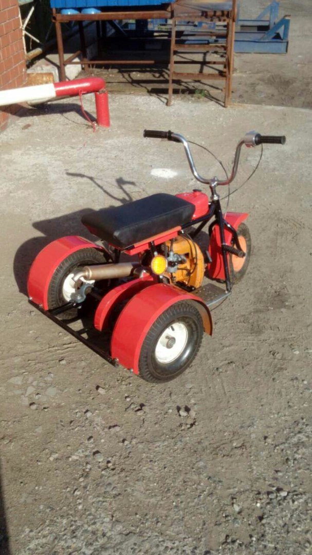 Chainsaw trike - My, , Trike, Longpost