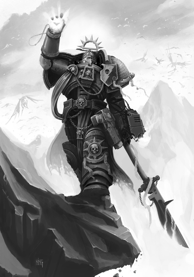 Караул Смерти - Warhammer 40k, Wh Art, Deathwatch, Космодесант