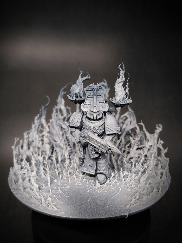 Thousand Son Marine aka «The Flame of Tzeentch» - Warhammer 40k, Wh miniatures, Thousand Sons, Announcement, Space Marine, Tzeentch, Chaos space marines, Longpost