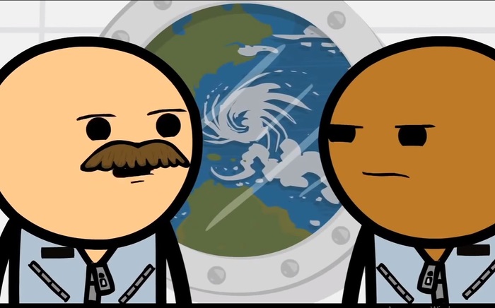 Cyanide and Happiness predicted hurricanes in the US - Cyanide and Happiness, Irma, Harvey, Hurricane, Longpost, Hurricane Harvey, Hurricane Irma