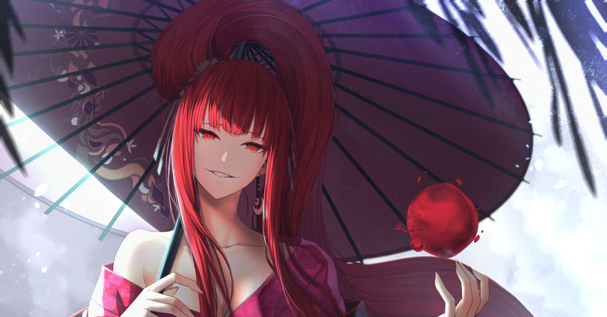 Red hair girls anime