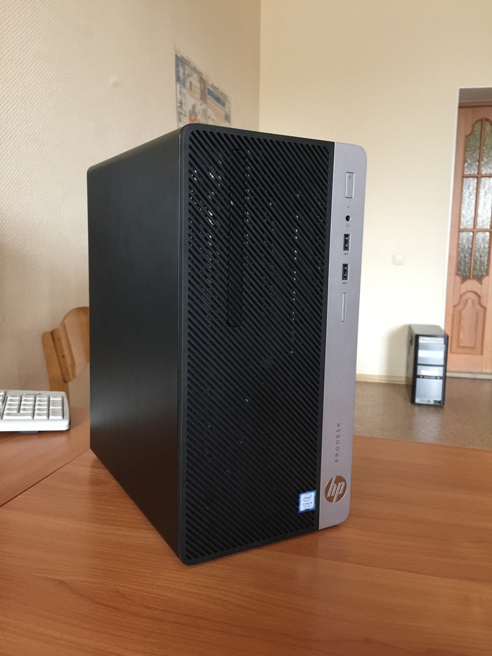 HP ProDesk 400 G4, корпус Microtower.Маленький зверёк. | Пикабу