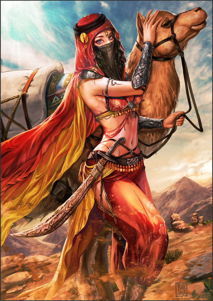 Fedayeen  Desert's Beauty warrior