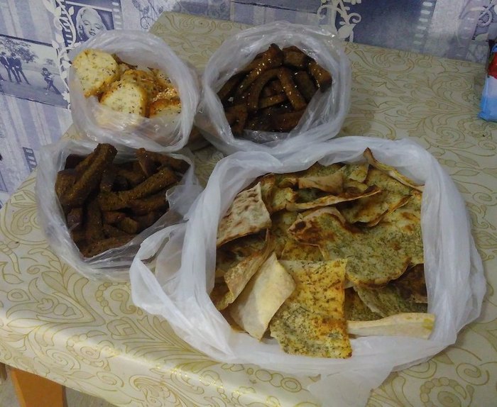 Beer snacks.)) - My, Crisps, Crackers, Beer snack, Cooking, Lavash snack, Pita, Bread, Longpost