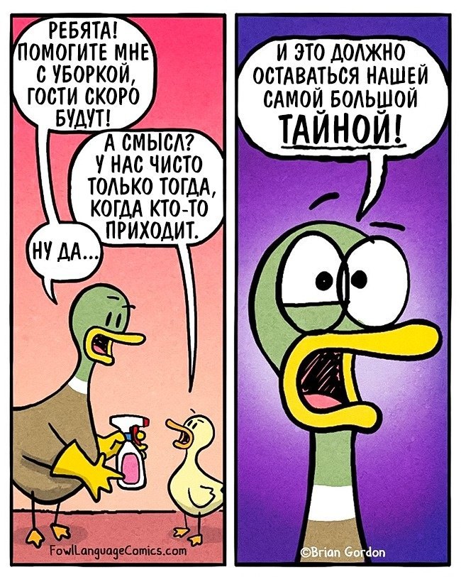 Тайна. - Brian Gordon, Комиксы, Fowllanguagecomics