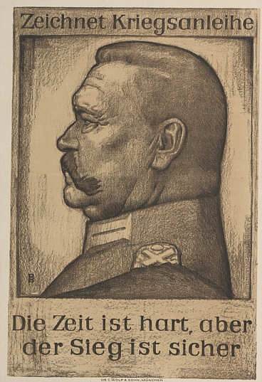 World War I in posters and propaganda. Part 3. Paul von Hindenburg. - World War I, Story, Propaganda, Germany, Hindenburg, Longpost