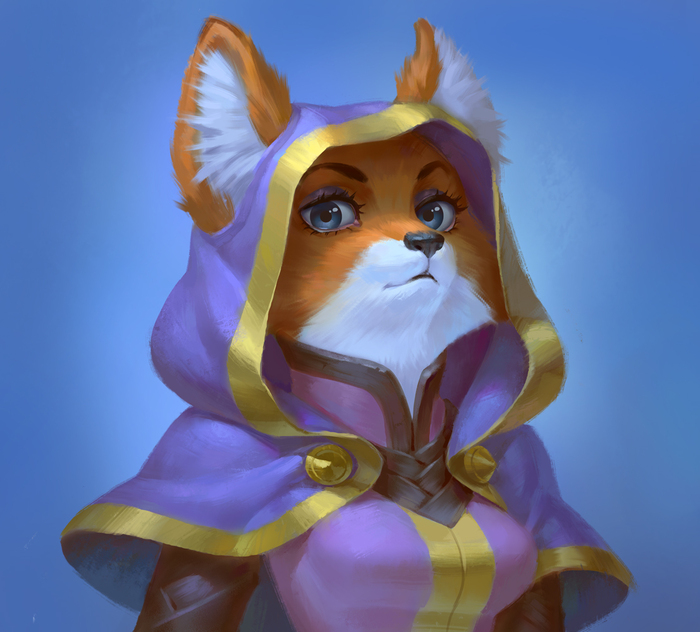 Proud fox - Furry, Art, Fox, Saikono