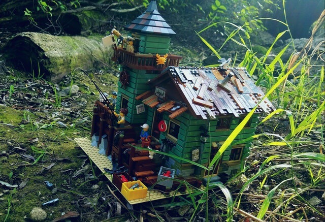 We took a Lego house for nature - Lego, , House, Nature