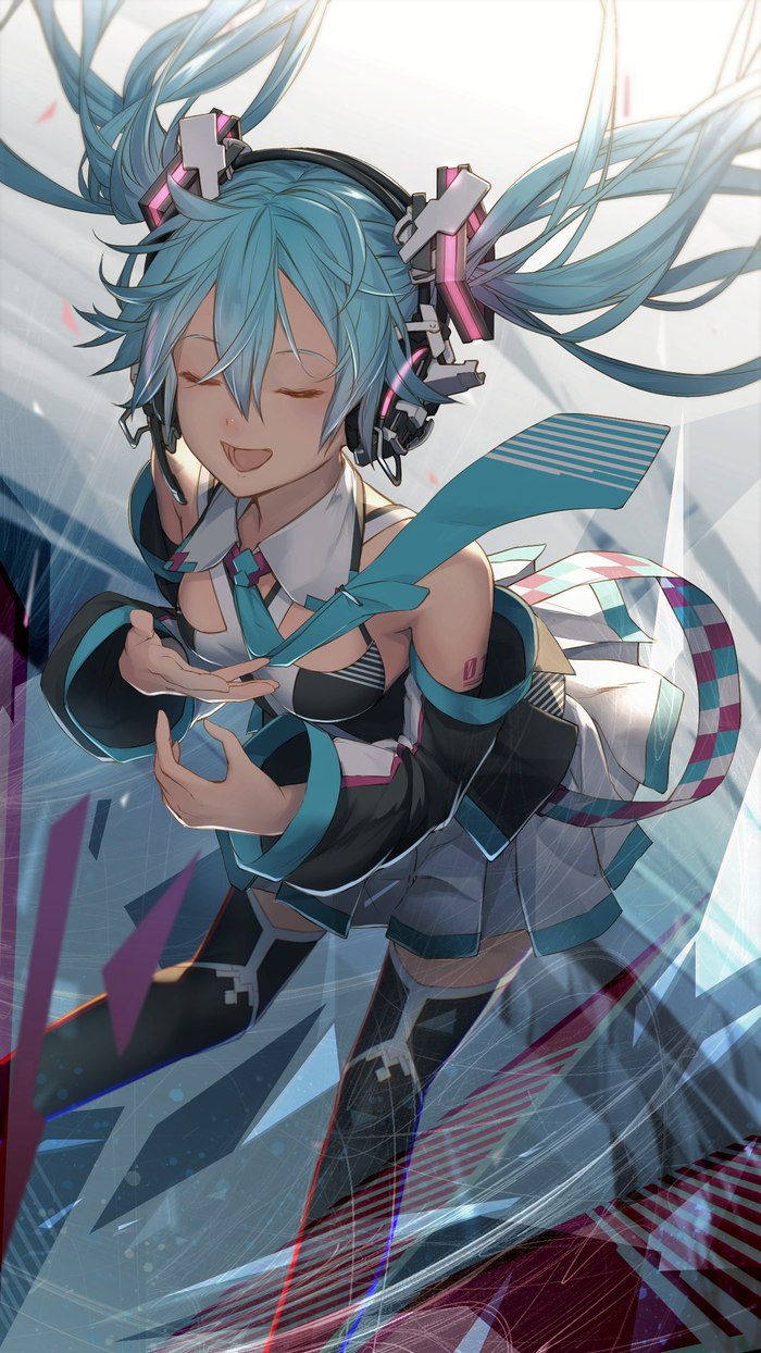  Hatsune Miku, Vocaloid, Anime Art, ,  , 