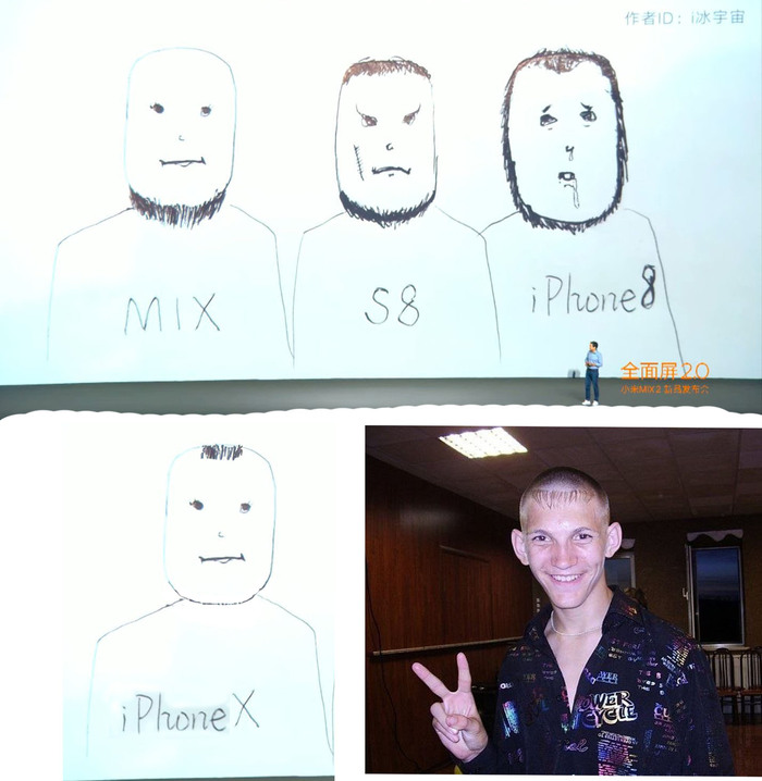 What does iphone x look like according to xiaomi - My, iPhone X, Xiaomi, Telephone