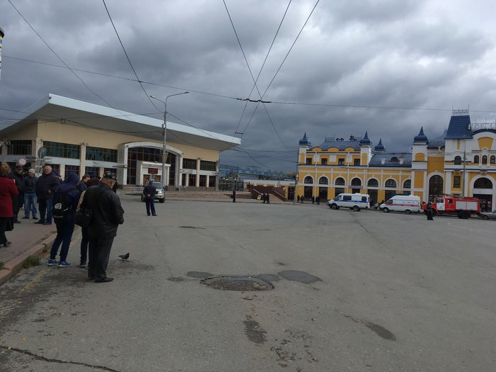 Jokers, drills, or are we getting ready for something? - My, Demining, Tomsk, Police, Evacuation