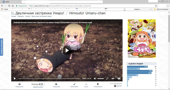 Когда эпизод обещает быть интересным:3 - Моё, Umaru-Chan, Умару, Аниме