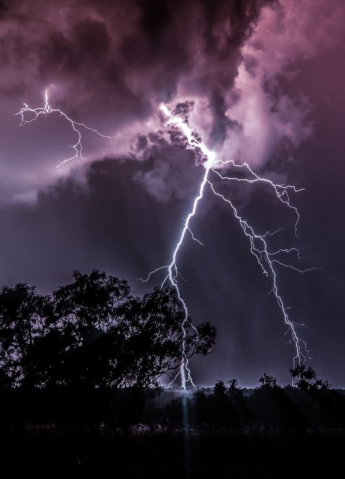 Storm post. - The photo, Thunderstorm, Lightning, Element, Longpost