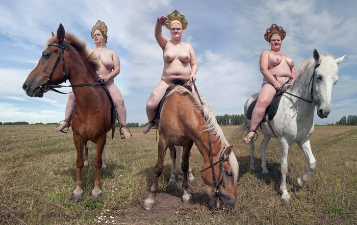 BABATYRI - NSFW, Rus, Mares, Horses, Boobs, Horses