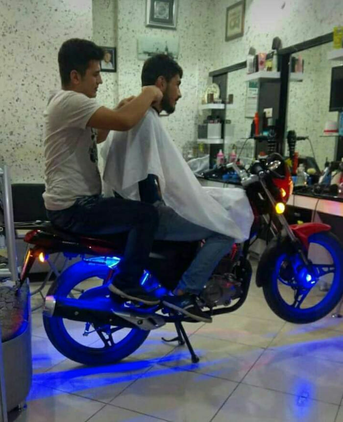 Just a barbershop - Salon, Стрижка, Moto, Motorcycles