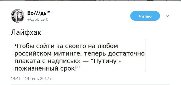 Лайфхак на российском митинге. - Политика, Митинг, Владимир Путин, Юмор, Вождь, Лайфхак